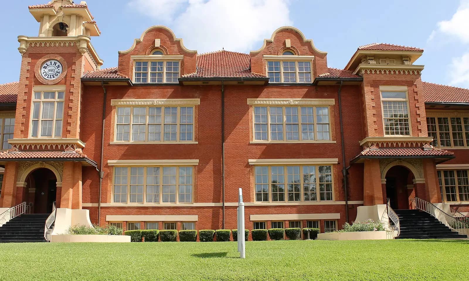 Blinn College District campus — Historic Old Main Building, built in 1909, at Blinn College in Brenham, TX
