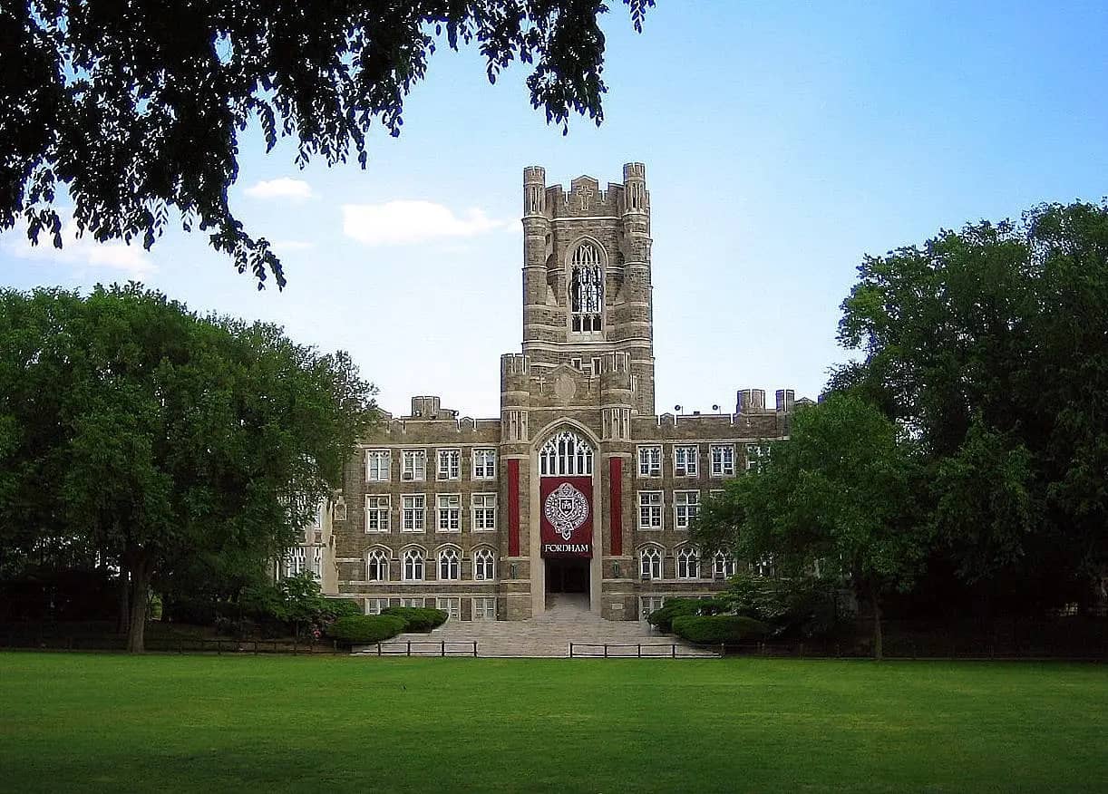 Fordham University campus — Keating Hall, Rose Hill, Fordham University.