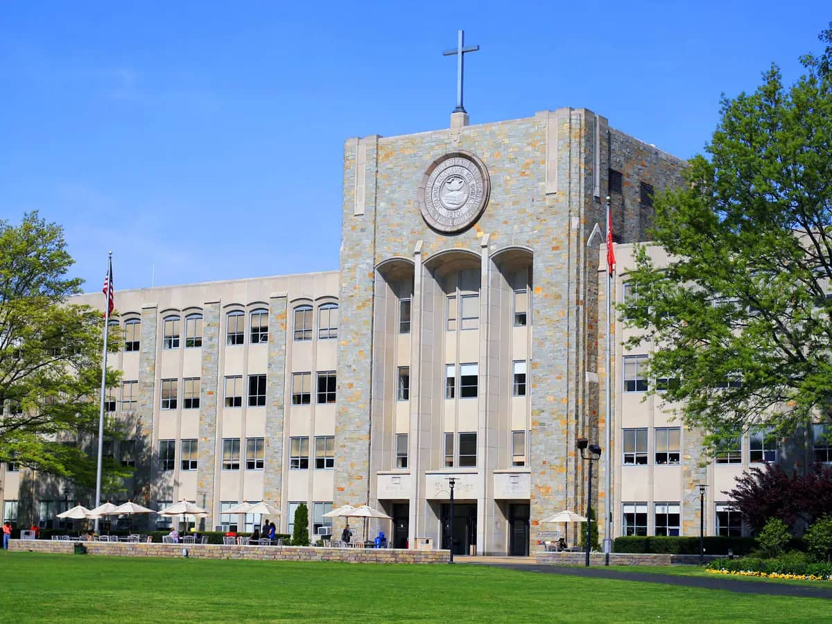 St. John's University-New York campus — St. Augustine Hall located on St. John's University's Queens campus